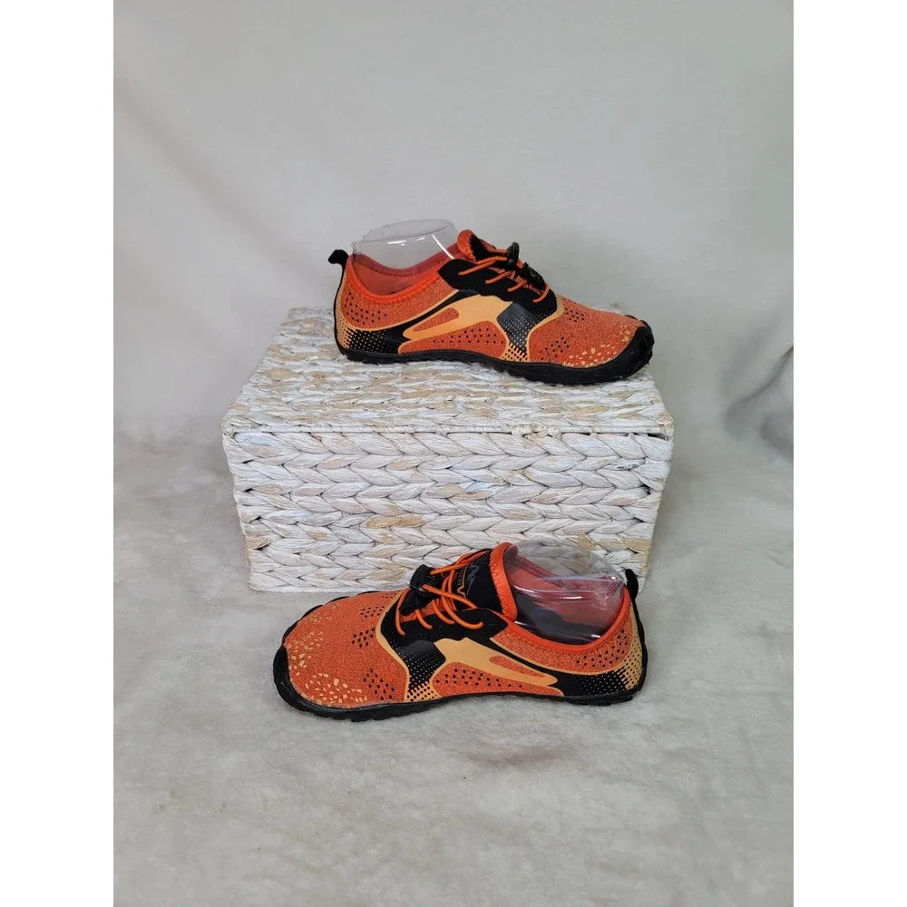 Nortiv8 Aqua-K1 Barefoot Water Shoes Orange Black Outdoor Mens 4 Womens 6 EUR 36